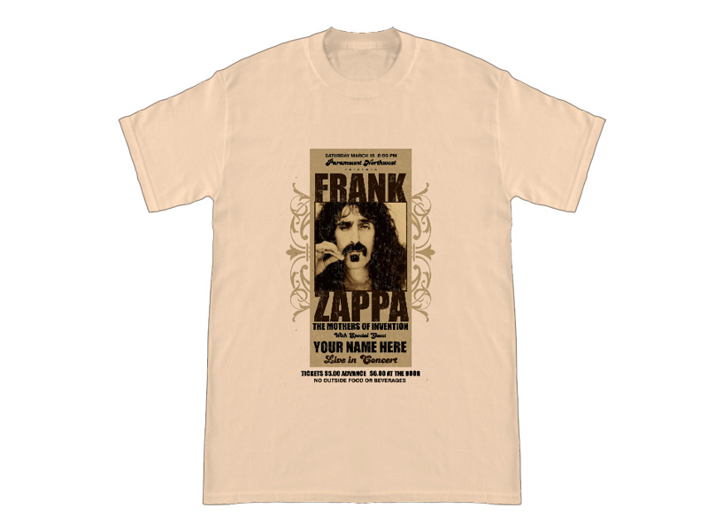 camiseta Frank Zappa